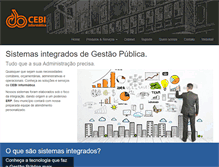 Tablet Screenshot of cebinet.com.br